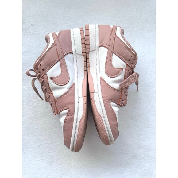 Nike Dunk Low Rose Whisper Sneakers Women’s 7.5 White Dusty Pink DD1503-118 - Picture 3 of 9